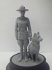 ICM 16008 RCMP Female Officer with dog (1:16)